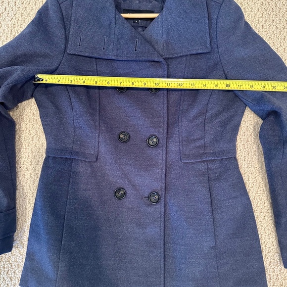 Black Rivet Women's Navy Wool Jacket Size Small - Picture 6 of 11
